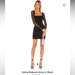 Halley Bodycon Dress in Black